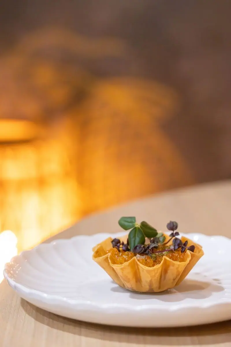 Dessert tartelette au restaurant La Baraquette